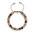 Unakite Jasper | Silver | Gemstone Pebble Macrame Bracelet